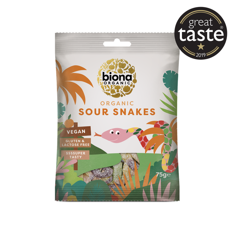 Biona Organic Sour Snakes (75g)