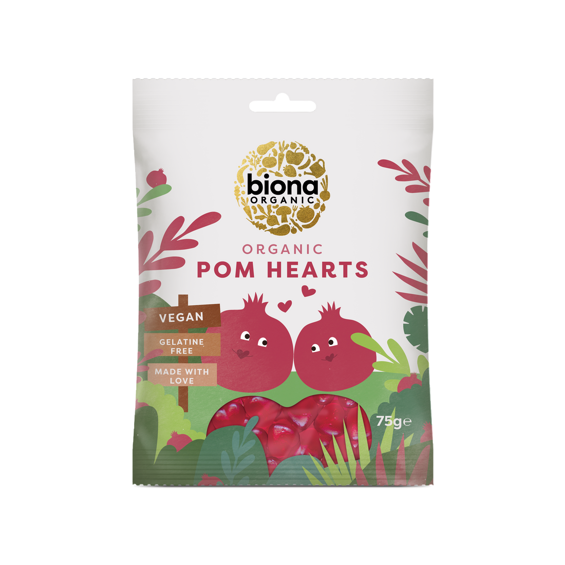 Biona Organic Pomegranate Gummies (75g)