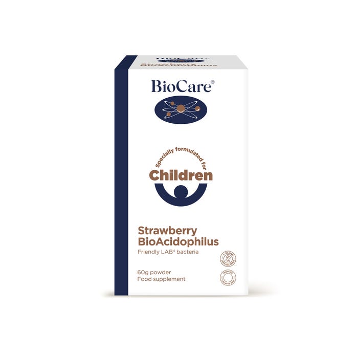 BioCare Childrens Strawberry Bio-Acidophilus Powder 60g