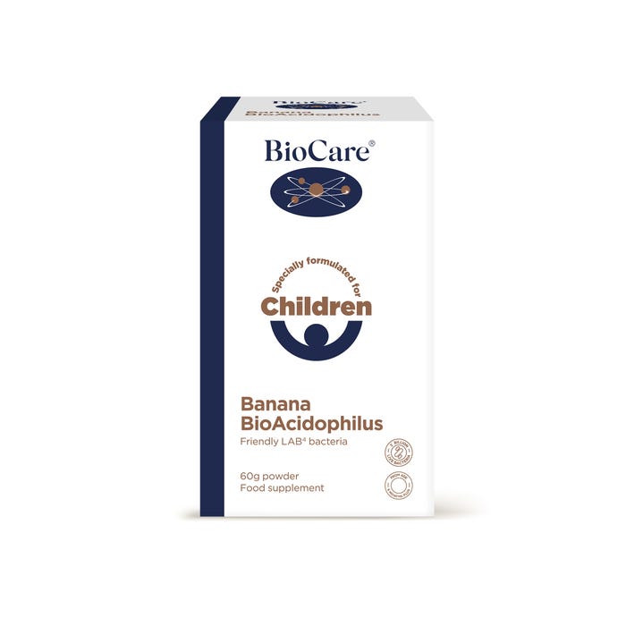 BioCare Childrens Banana Bio-Acidophilus Powder 60g