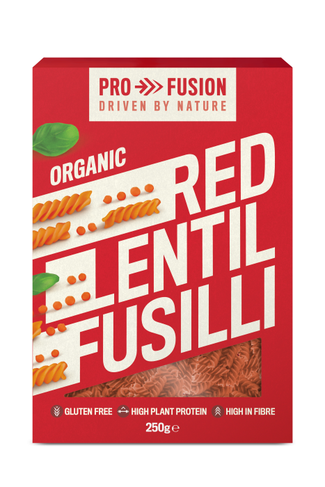 Profusion Organic Red Lentil Fusilli 250g