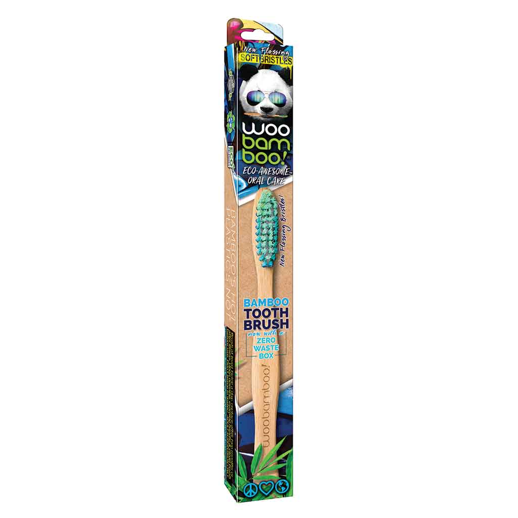 WooBambool Adult Toothbrush &quot;Zero Waste&quot; Soft Bristles