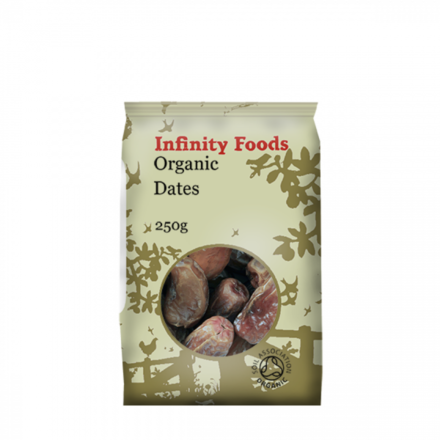 Infinity Foods Organic Fairtrade Pitted Dates 250g