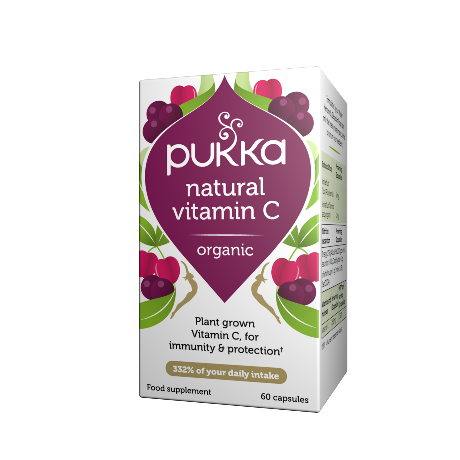 Pukka Natural Vitamin C (60 Caps)