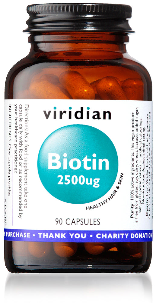 Viridian Biotin 2500ug (90 Caps)