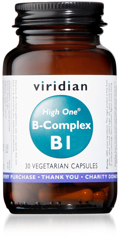 Viridian HIGH ONE B-Complex B1 30 capsules