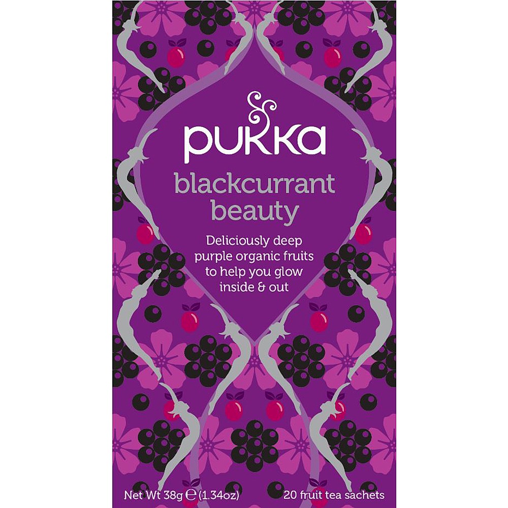 Pukka Blackcurrant Beauty Organic Tea 40g (20 tea sachets)