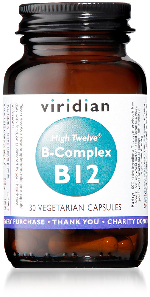 Viridian High Twelve B12 B-Complex  30 Veg Caps