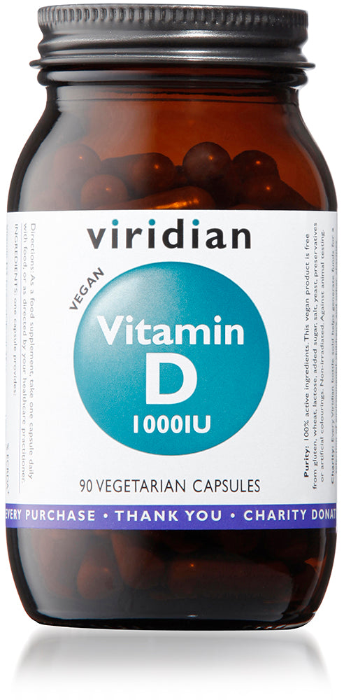 Viridian Vitamin D3 1000iu - 90 Veg Caps