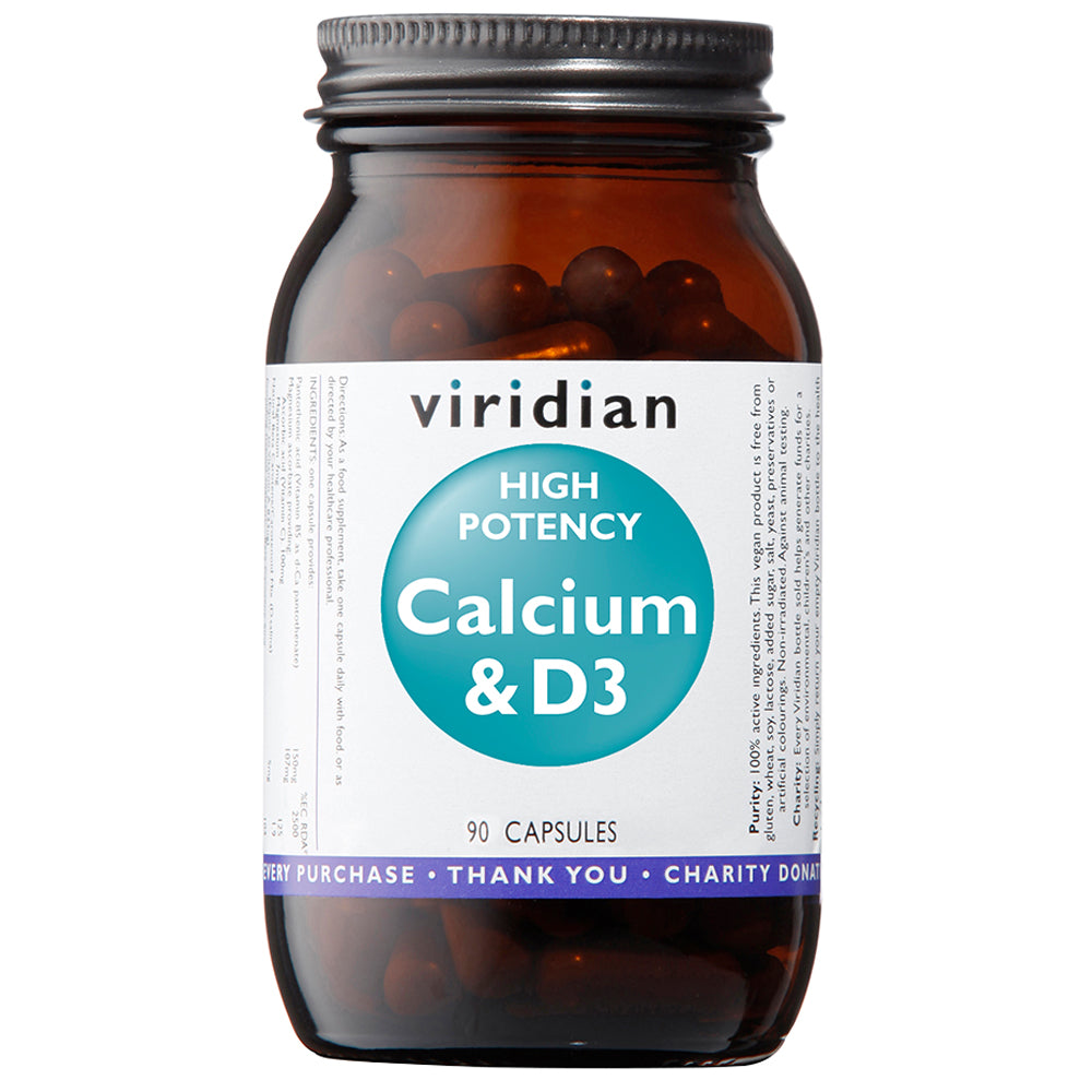 Viridian Calcium and Vitamin D3 - 90 Veg Caps
