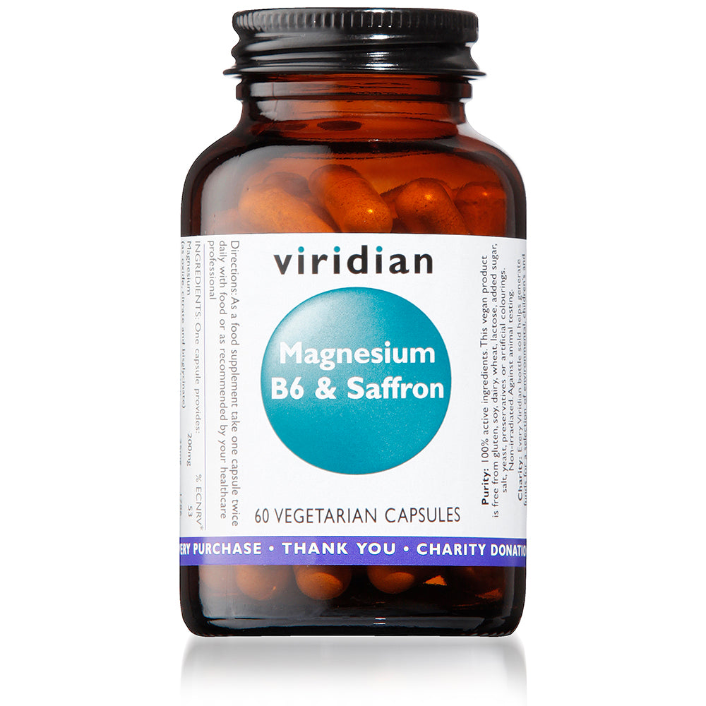 Viridian Magnesium B6 &amp; Saffron 60 Caps