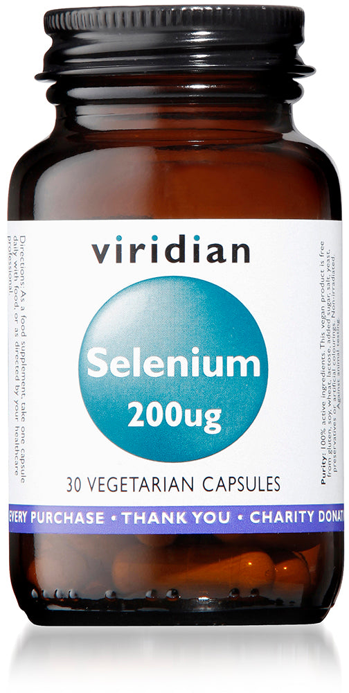 Viridian Selenium 200ug 30 Caps