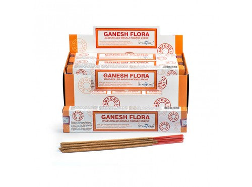 Incense Sticks - Gansesh Flora Masala - 15 Sticks