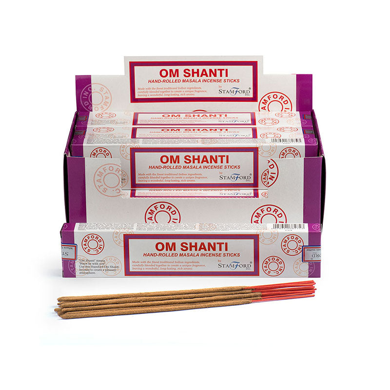 Incense Sticks - Om Shanti - 12 Sticks