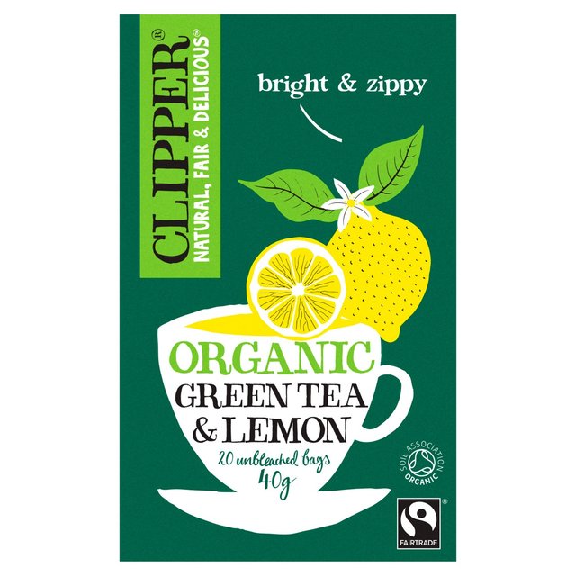 Clipper Organic Green Tea w/Lemon (20 T/bags)