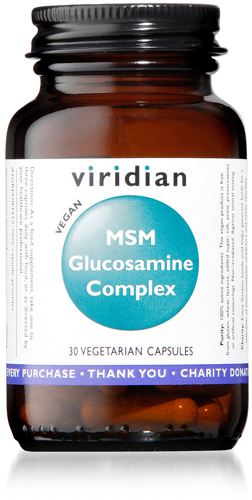 Viridian MSM Glucosamine Complex (30 Veg Caps)
