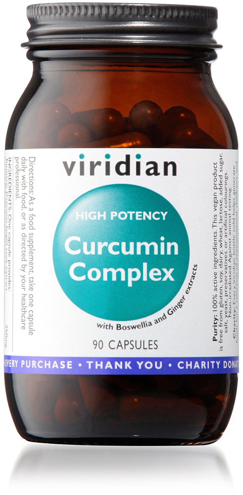 Viridian Organic High Potency Curcumin Complex 90 Caps