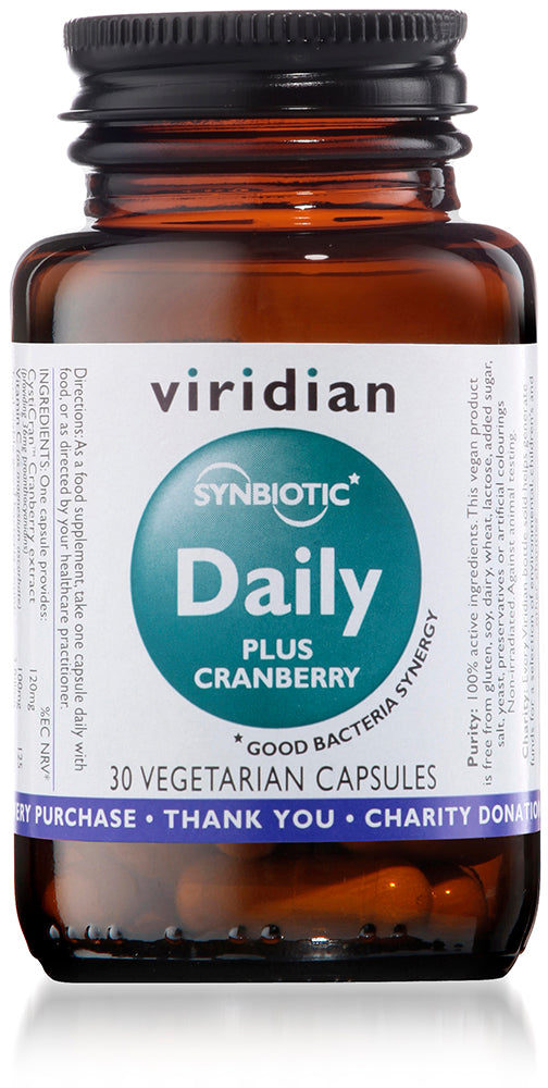 Viridian Synerbio Daily plus Cranberry - 30 Veg Caps