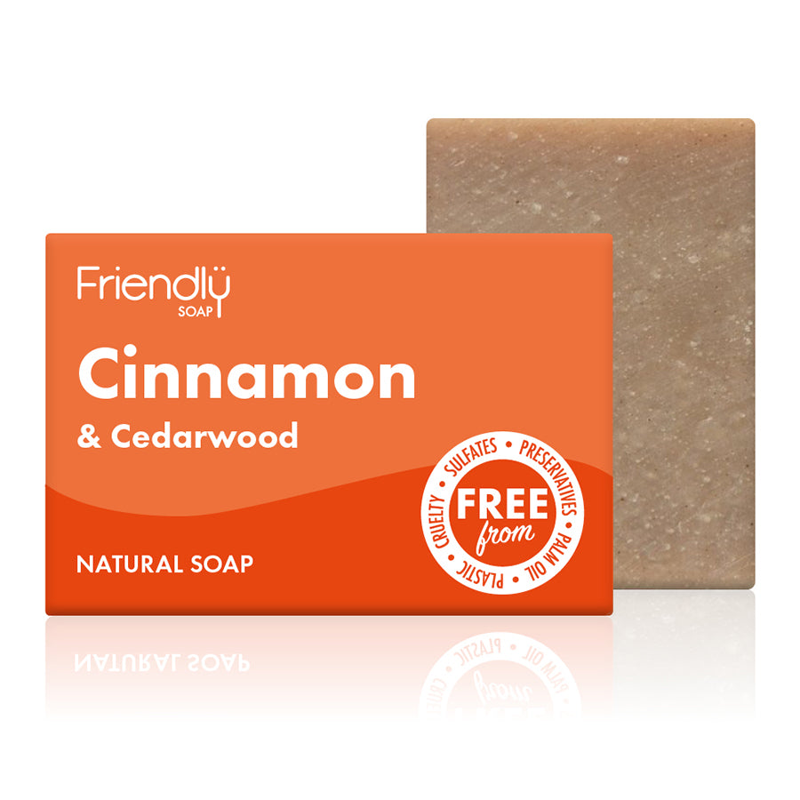 Friendly Cinnamon &amp; Cedarwood Soap 95g