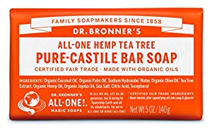 Dr. Bronner Organic Tea Tree Soap Bar - 140g