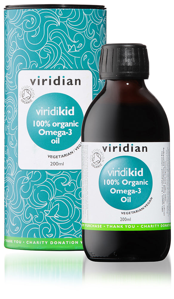 Viridian Viridikid 100% Omega 3 Oil 200ml