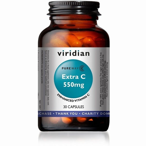 Viridian Extra-C 550mg - 30 Veg Caps