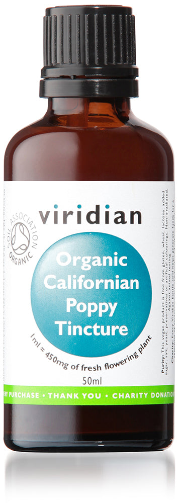 Viridian Organic Californian Poppy Tincture - 50ml