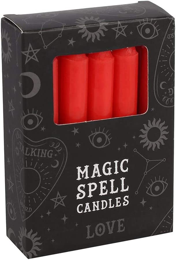 Magic Spell Candles Red (12)