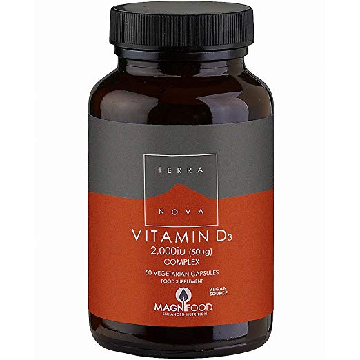 Terranova Vitamin D3 2000ug Complex (Vegan Source) (50 Caps)