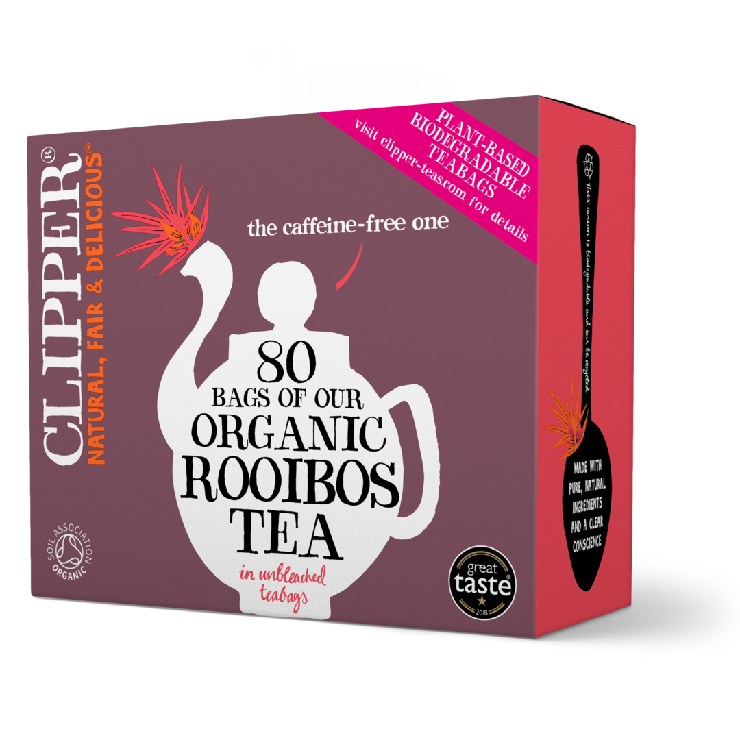 Clipper Organic Redbush Rooibos Fairtrade  Tea (80 T/bags)y