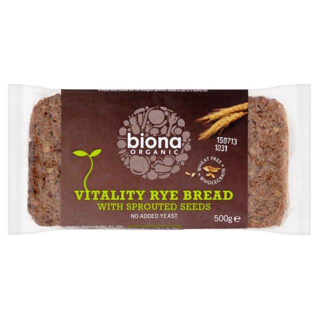 Biona Organic Vitality Rye Bread with Sprouted Seed