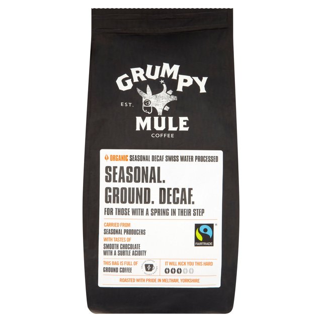 Grumpy Mule Seasonal Ground Decaf. Coffee 227g