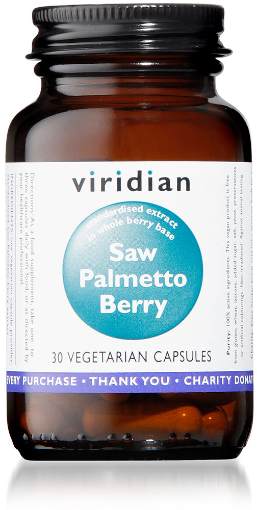 Viridian Saw Palmetto Berry Extract - 30 Veg Caps