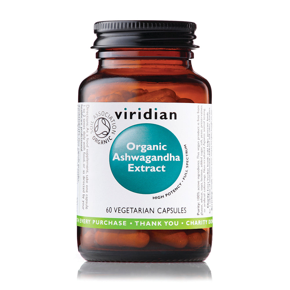 Viridian Organic Ashwagandha Extract (60 Capsules)