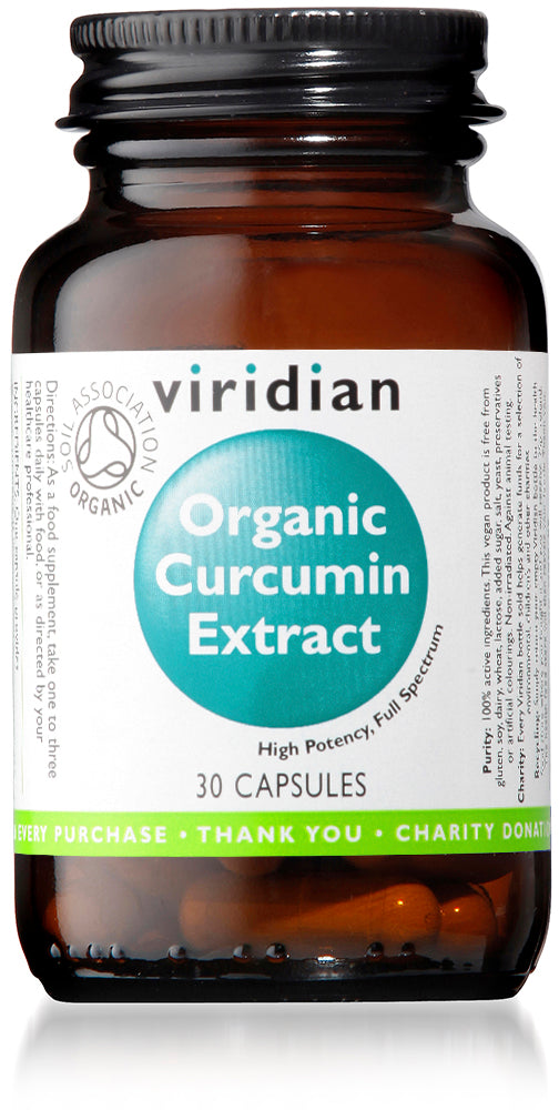 Viridian Organic High Potency Curcumin Extract 30 Caps