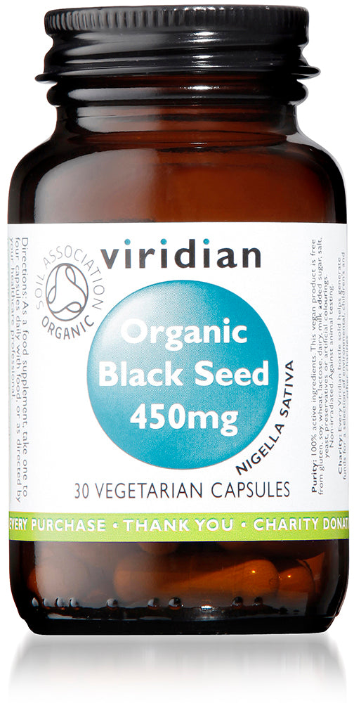 Viridian Organic Black Seed Capsules (30’s)