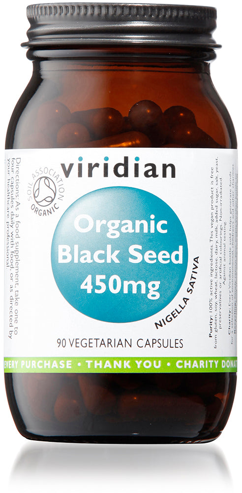 Viridian Organic Black Seed Capsules (90’s)
