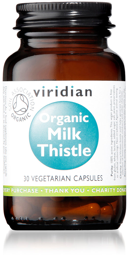 Viridian Organic Milk Thistle 400mg - (30 Veg Caps)