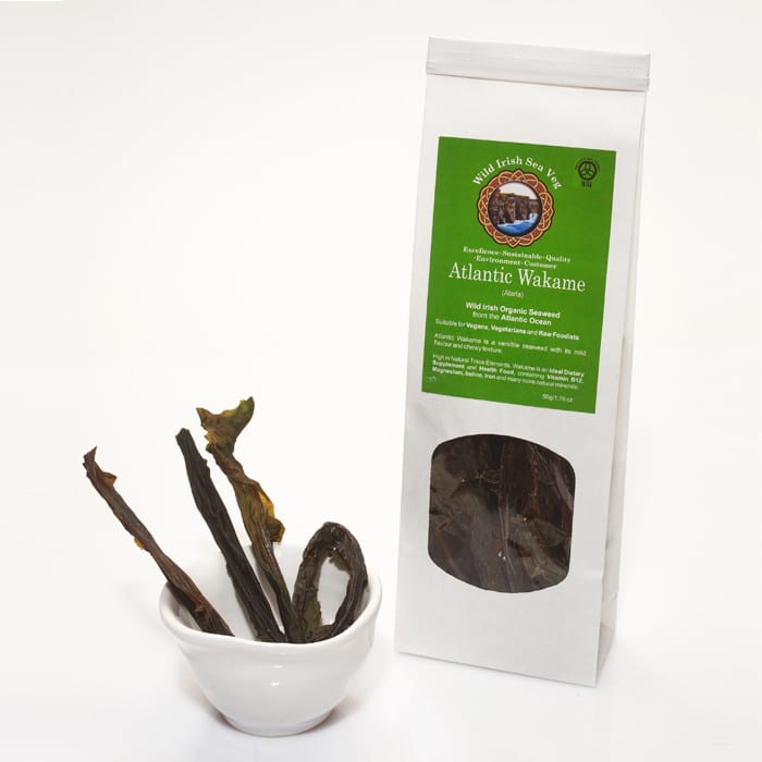 Wild Irish Seaweed - Atlantic Wakame  40g Bag