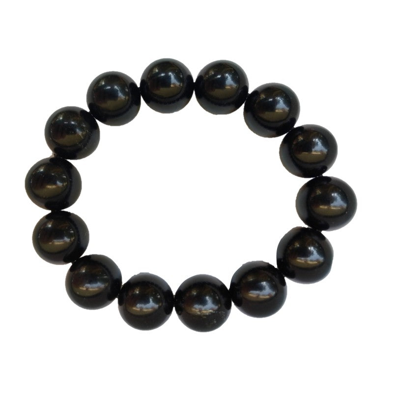Agate Black Ball 58mm Bracelet (12mm Ball)