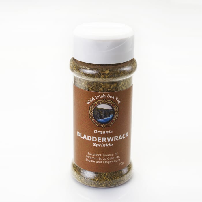 Wild Irish Seaweed - Organic Bladderwrack Sprinkles Jar