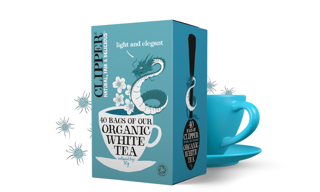 Clipper Fairtrade Organic White Tea (40 T/bags)