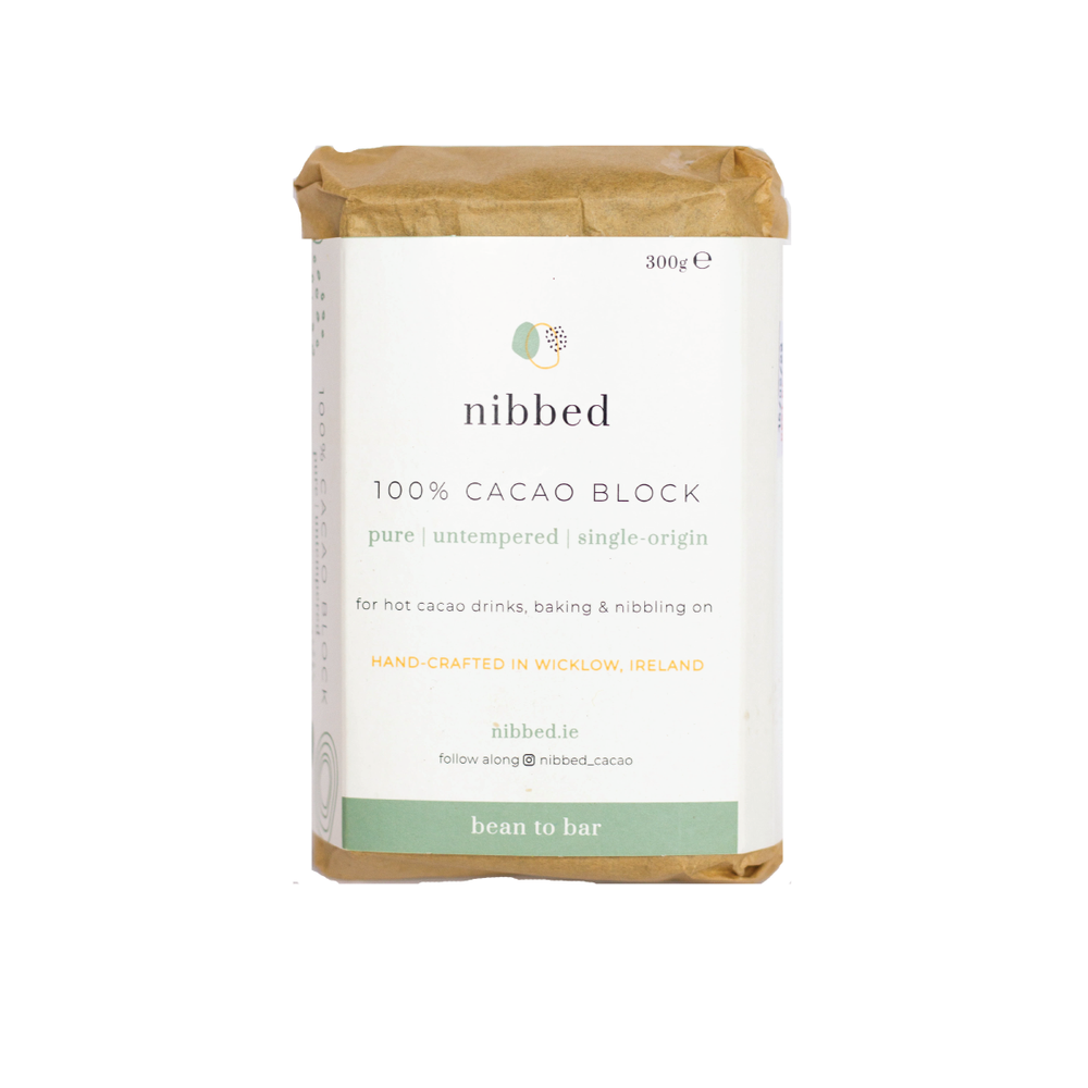 Nibbed Organic 100% Cacao Block 300g