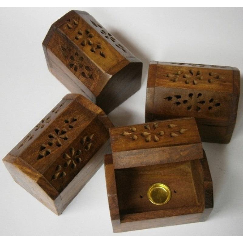 Ash Box Cones Brass Inlay