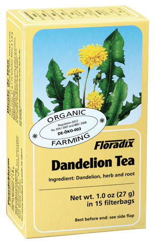 Floradix Organic Dandelion Tea (15 T/Bags)