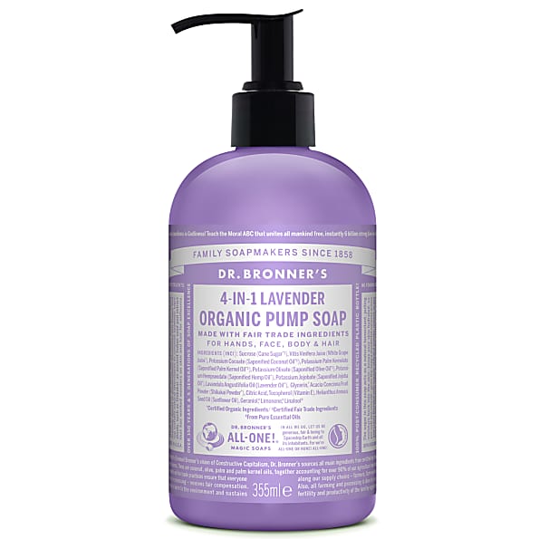 Dr. Bronner 4-in-1 Lavender Liquid Soap Organic (355ml)