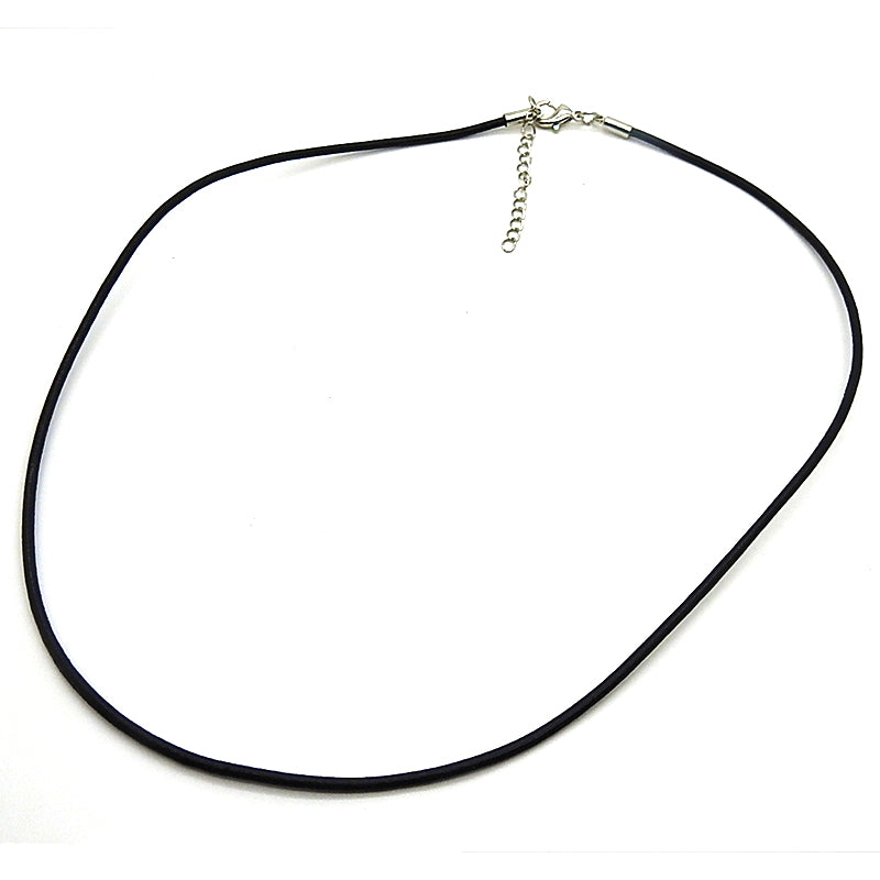 Leather Cord Necklace 17.3&quot;