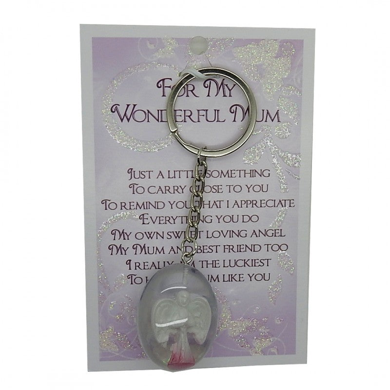 Healing Angel Keyrings - Wonderful Mum