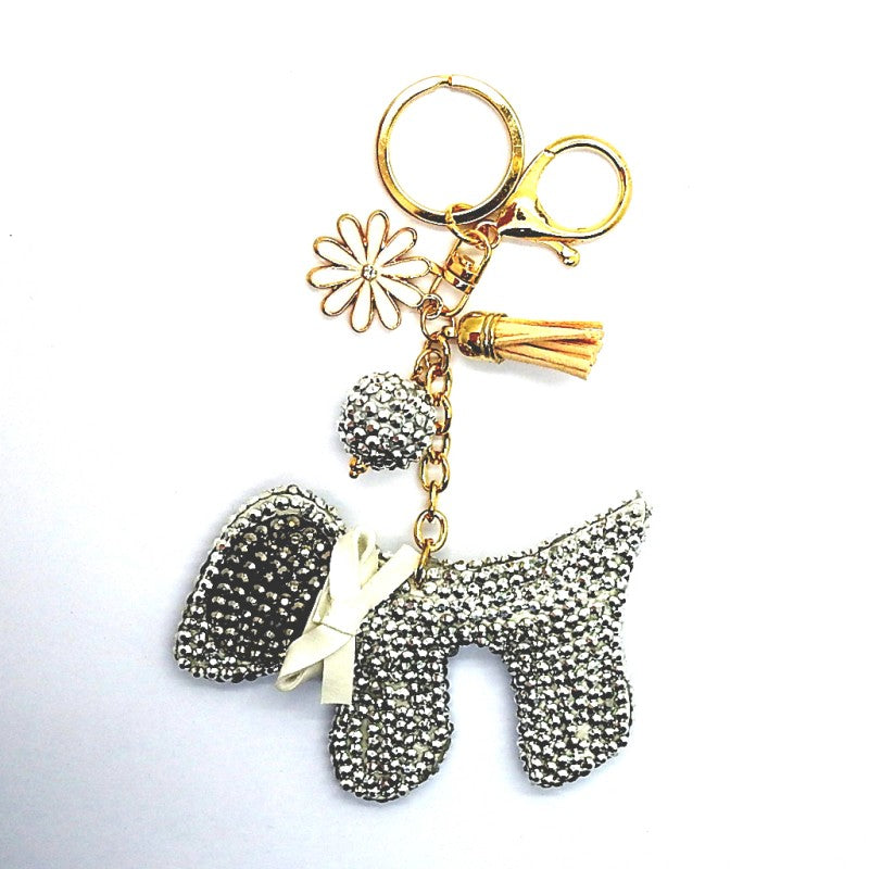 Love Jewellery Keyrings - Silver Dog