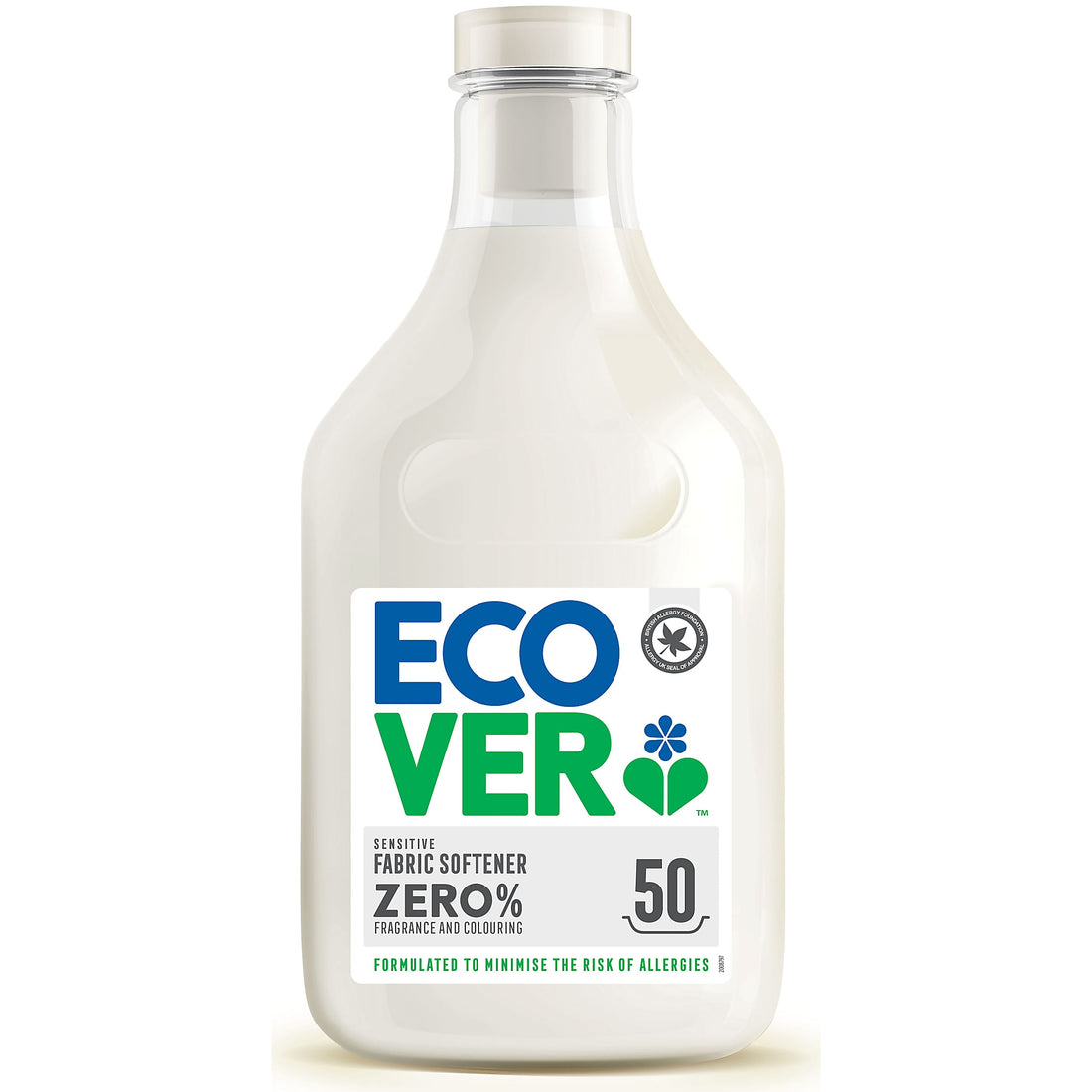 Ecover Sensitive Fabric Softener ZERO% Fragrance &amp; Colouring 1.5Ltr